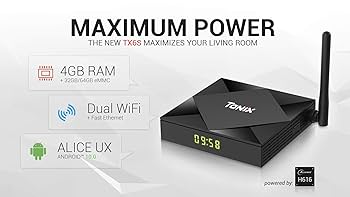 Android 10.0 TX6s H616 Quad-core 64 Bits 4GB DDR3 RAM 32GB